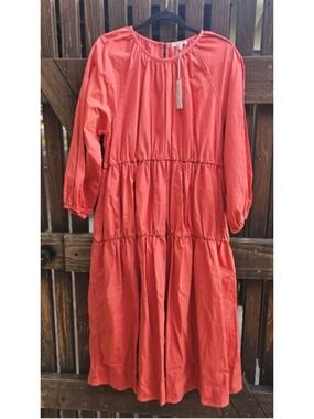 NWT Sundry Shirred Tiered Maxi Dress Size 1(Small 4-6)